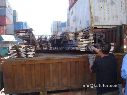 LR A bulb flat steel